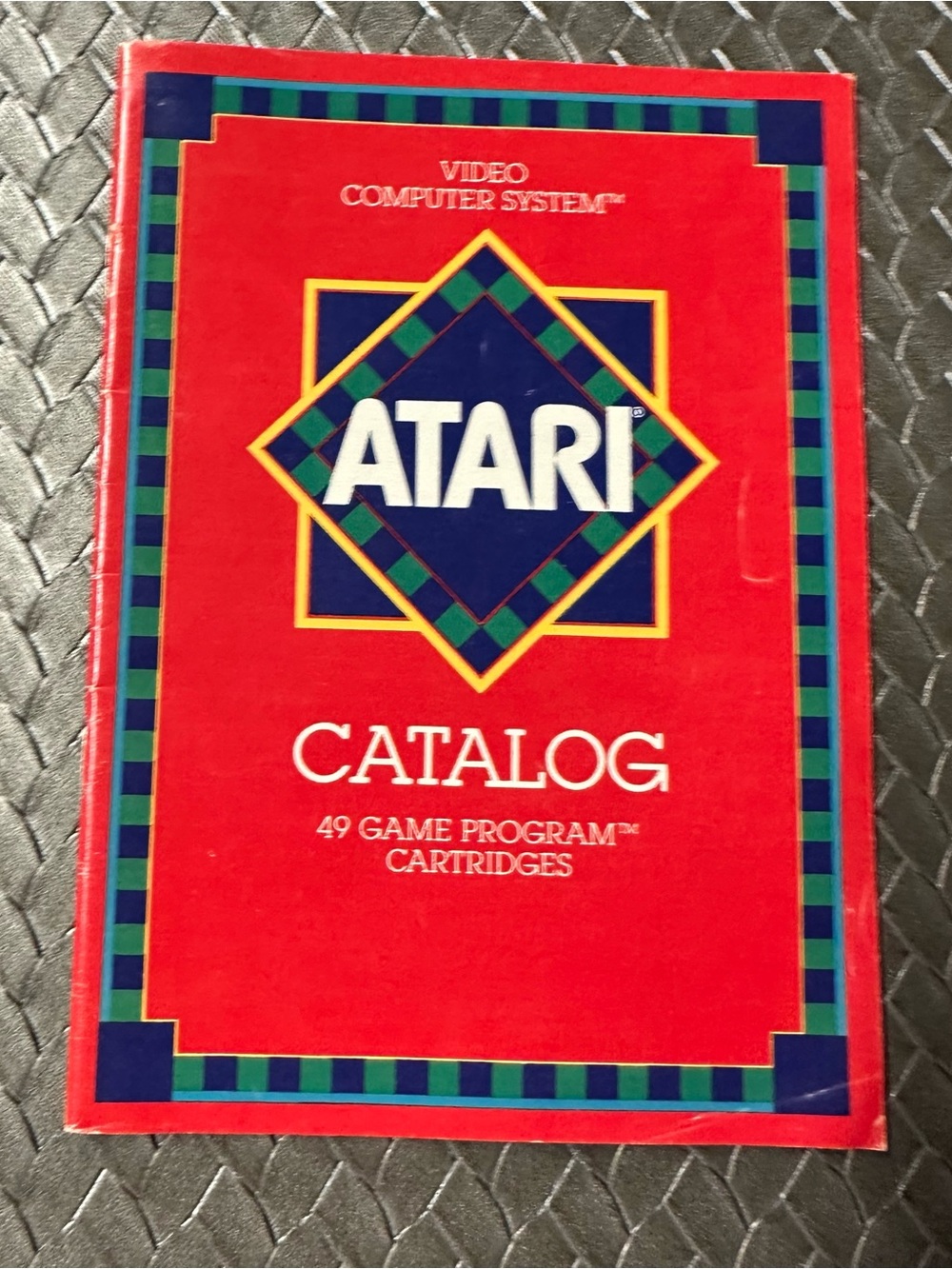 ATARI 2600 Red complete game Catalog — Video Computer System Game Guide classic